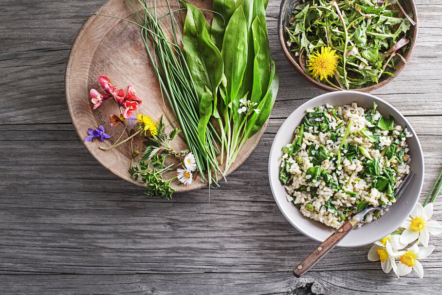 Cremiges Bärlauch-Risotto